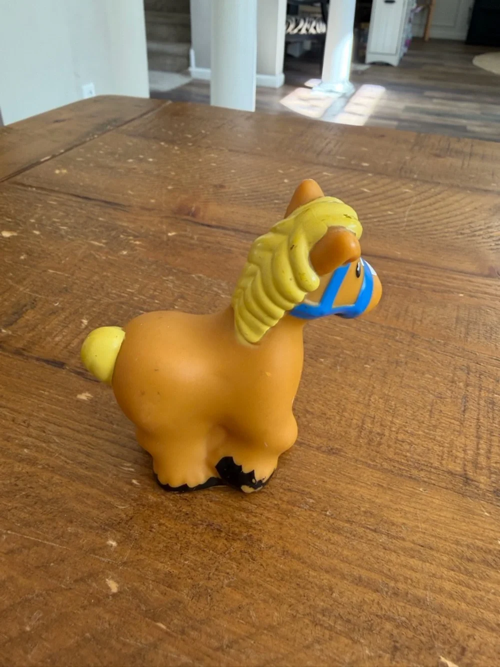 Fisher Price Little People tan horse As Is